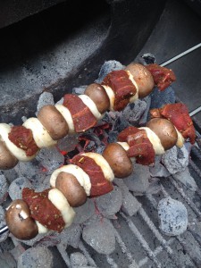 Babarenspieß grillen