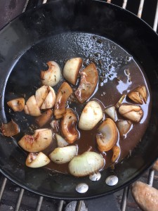 Marinade einkochen